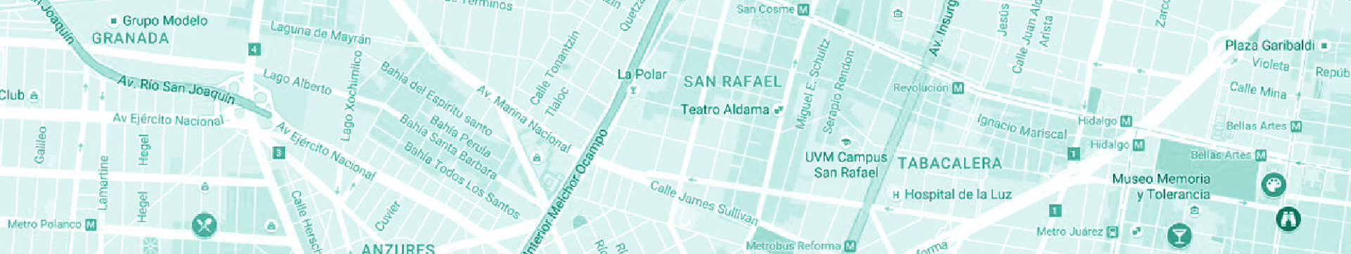 پایین فوتر نقشه